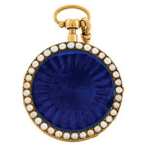French gold, enamel and pearl quarter repeater Circa 1815
