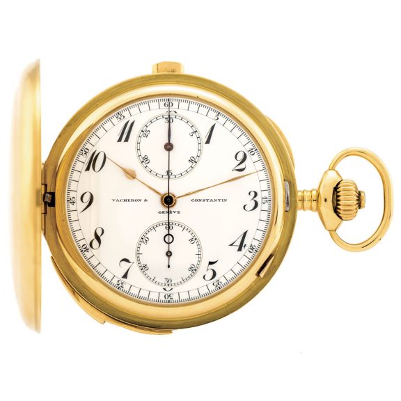 Swiss 18K gold quarter repeating chronograph Circa 1910