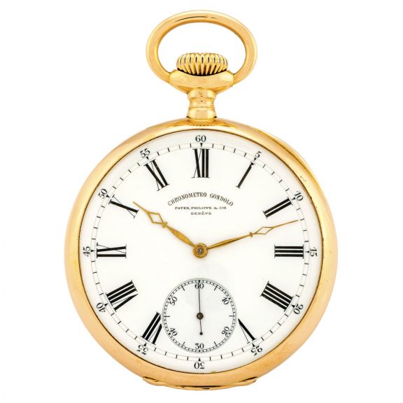 Swiss gold keyless pocket lever Royal chronometer Circa 1900