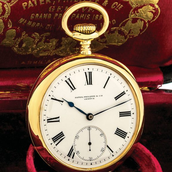Swiss 18 carat yellow gold keyless pocket watch Circa 1900