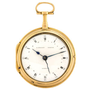 English gold pair cased quarter repeating watch Circa 1795