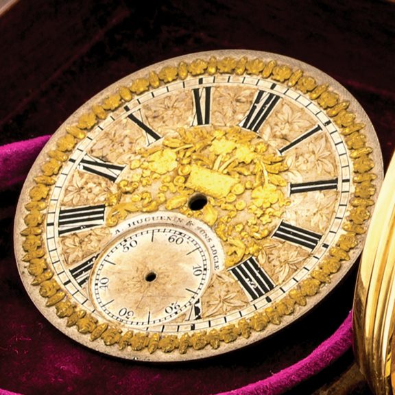 Swiss gold watch made for the South American market Circa 1890 Swiss gold watch made for the South American market Circa 1890
