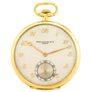 Swiss 18 carat yellow gold keyless lever dress watch Circa 1928