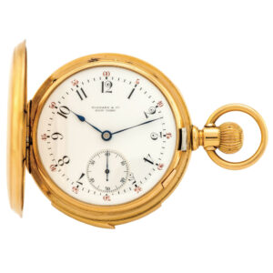 American gold minute repeating pocket watch Circa 1885