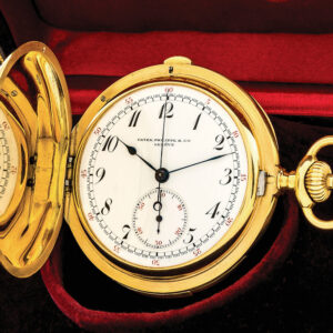 Swiss yellow gold minute repeating chronograph Circa 1905