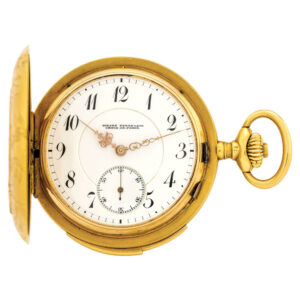 Impressive Swiss 18K yellow gold minute repeater Circa 1900