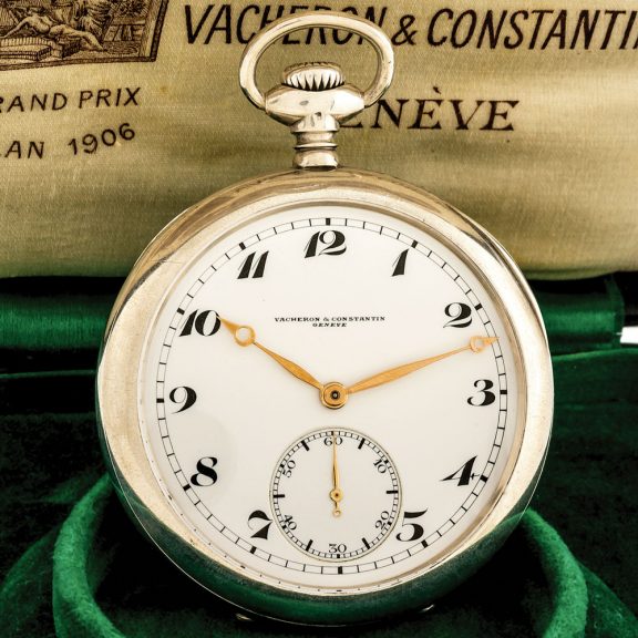 Swiss silver open faced lever keyless pocket watch Circa 1906 Swiss silver open faced lever keyless pocket watch Circa 1906