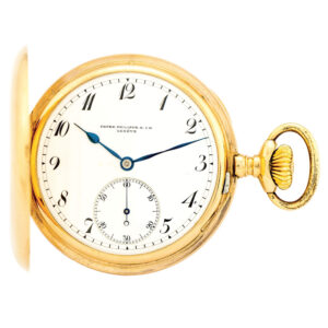 Swiss 14 carat pink gold hunting cased pocket watch Circa 1902