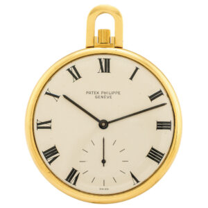 Swiss 18 carat yellow gold keyless dress watch Circa 1966
