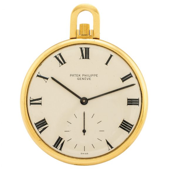 Swiss 18 carat yellow gold keyless dress watch Circa 1966