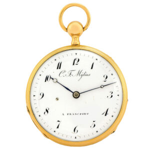 German 18 carat gold quarter repeating pocket watch Circa 1820