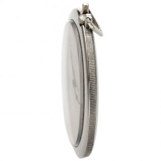 French platinum open faced keyless dress watch Circa 1925
