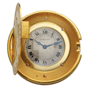 French gold watch set into 20 Dollar US coin dated 1904 Circa 1945