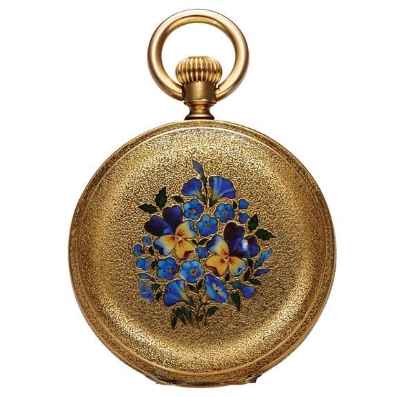 Charming Swiss gold cylinder dress watch Circa 1870