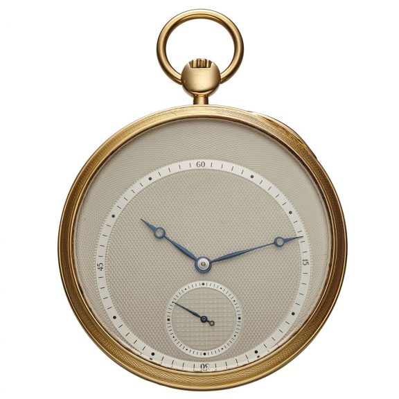 Swiss 18 carat yellow gold keyless pocket watch Circa 1970