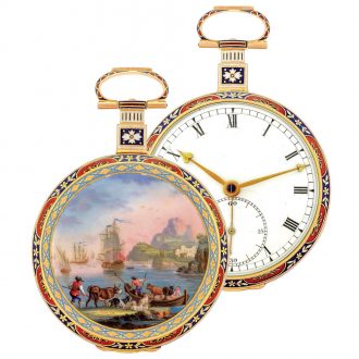 Magnificent English gold watch for the Chinese market Circa 1820