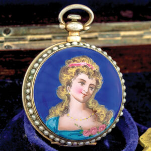 Swiss silver portrait watch for the Chinese market Circa 1880