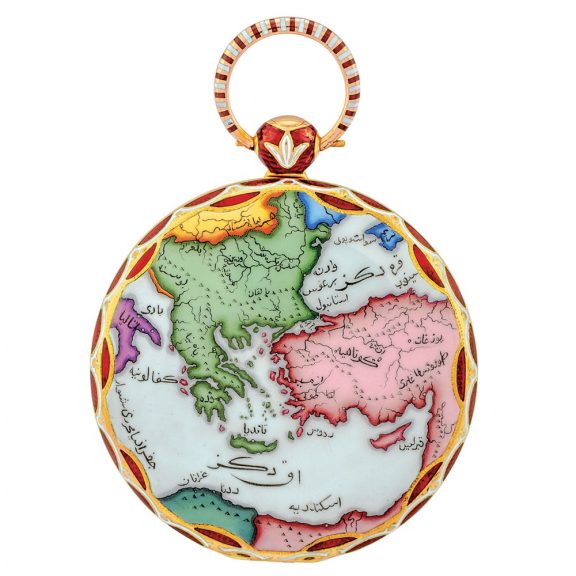 Rare Swiss gold cylinder watch for the Turkish market Circa 1835