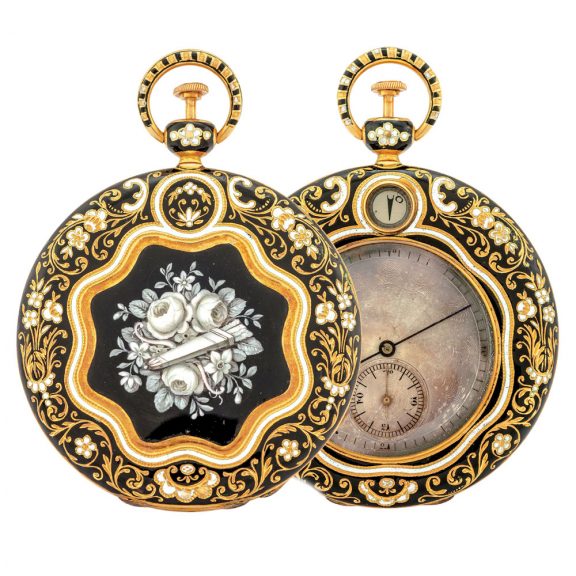 French gold repeater made for the Turkish market Circa 1840 French gold repeater made for the Turkish market Circa 1840