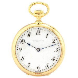 Swiss 18 carat gold keyless lever pocket watch Circa 1894