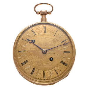 Swiss gold musical repeater with erotic automaton Circa 1810