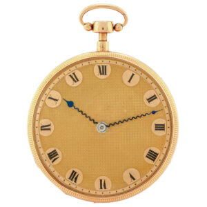 Rare Swiss gold quarter repeating musical pocket watch Circa 1820