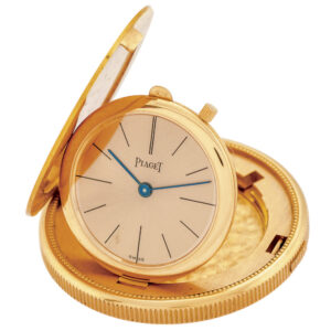 Swiss gold watch set into 20 Dollar US coin dated 1900 Circa 1980