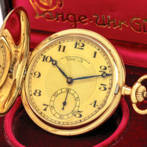 Swiss 14K yellow gold hunting cased lever watch Circa 1930