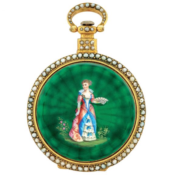 Swiss gilt duplex made for the Chinese market Circa 1875