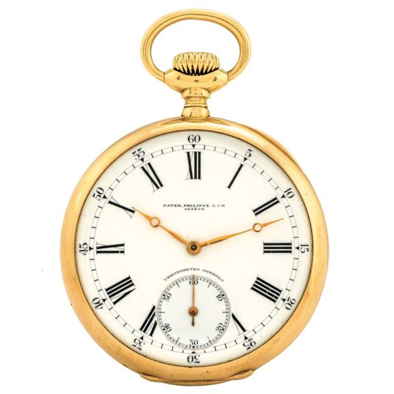 Swiss gold Chronometro Gondolo pocket watch Circa 1918