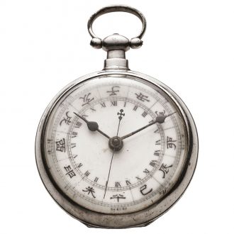 Swiss silver Zodiac watch made for the Chinese market Circa 1870