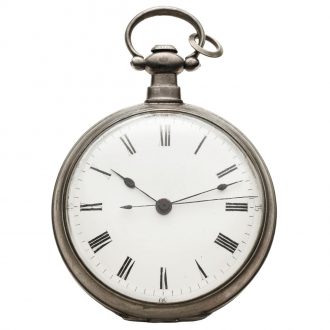 Swiss silver pocket watch for the Chinese market Circa 1870