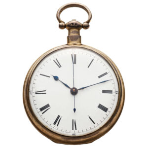English silver pocket watch for the Chinese market Circa 1823