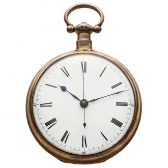 English silver pocket watch for the Chinese market Circa 1823
