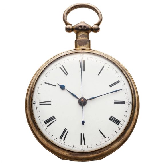 English silver pocket watch for the Chinese market Circa 1823