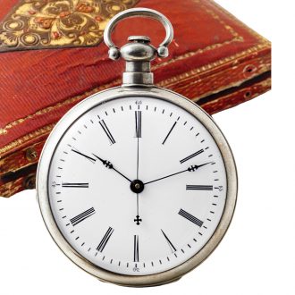 Swiss silver duplex made for the Chinese market Circa 1860