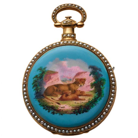 Swiss gilt duplex made for the Chinese market Circa 1860