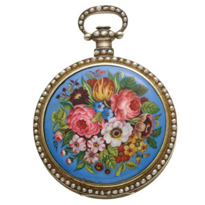 Swiss silver duplex made for the Chinese market Circa 1860