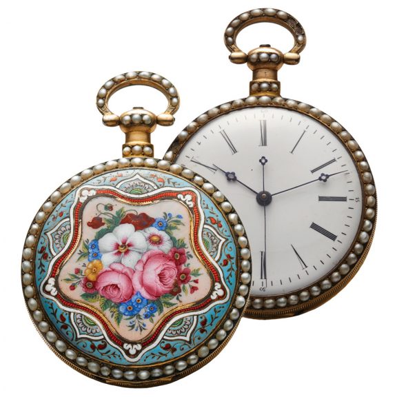 Swiss gilt brass watch made for the Chinese market Circa 1860 Swiss gilt brass watch made for the Chinese market Circa 1860