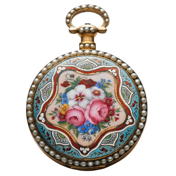 Swiss gilt brass watch made for the Chinese market Circa 1860