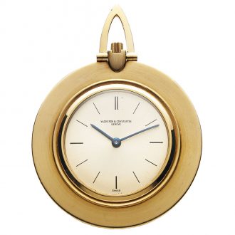 Thin Swiss 18K gold keyless lever dress watch Circa 1960