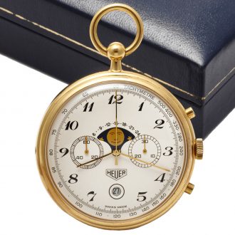 Swiss gold plated chronograph with tachymeter Circa 1970