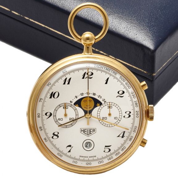 Swiss gold plated chronograph with tachymeter Circa 1970