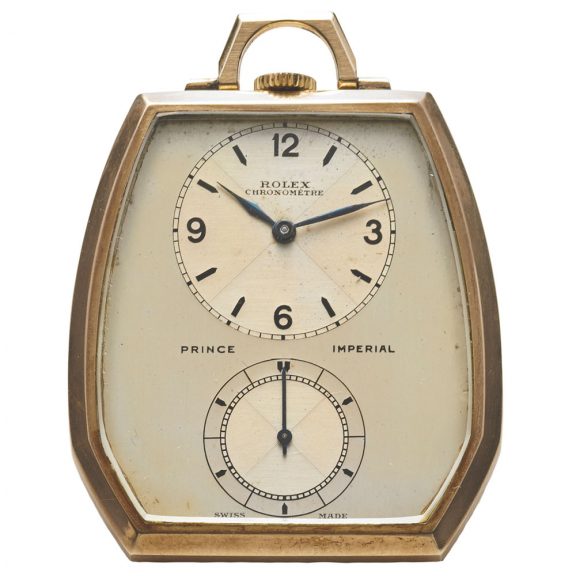 Swiss 9K gold Class A observatory chronometer Circa 1940