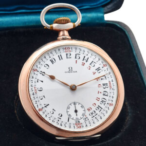 Swiss lever watch with compass and day/night dial Circa 1927
