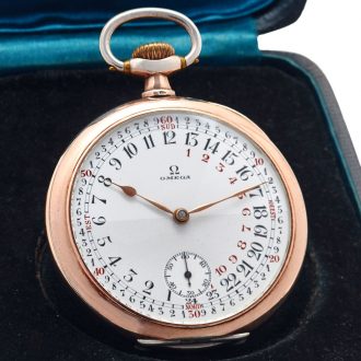 Swiss lever watch with compass and day/night dial Circa 1927