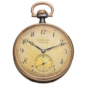 English gold and gun metal minute repeating pocket watch Circa 1910