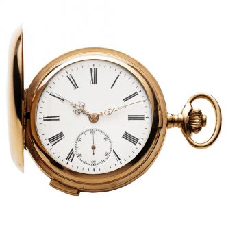 Swiss gold filled quarter repeating pocket watch Circa 1890