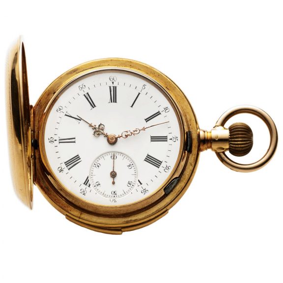 Swiss gold repeater made for the English market Circa 1890