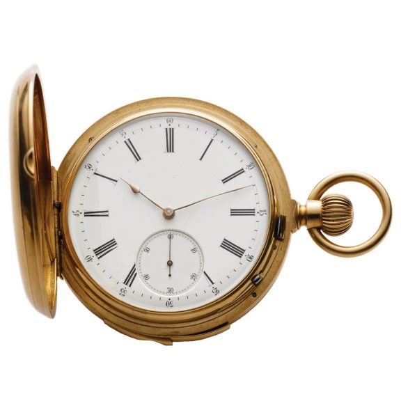 Swiss 18 carat gold minute repeating pocket watch Circa 1880